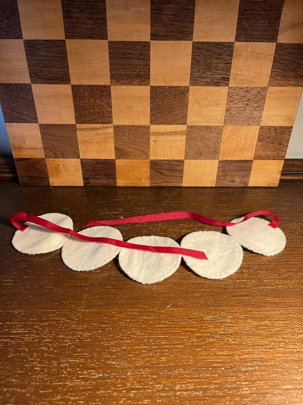 Felt Snowman Garland